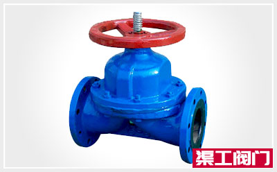 G41J堰式襯膠（jiāo）隔膜閥（fá）